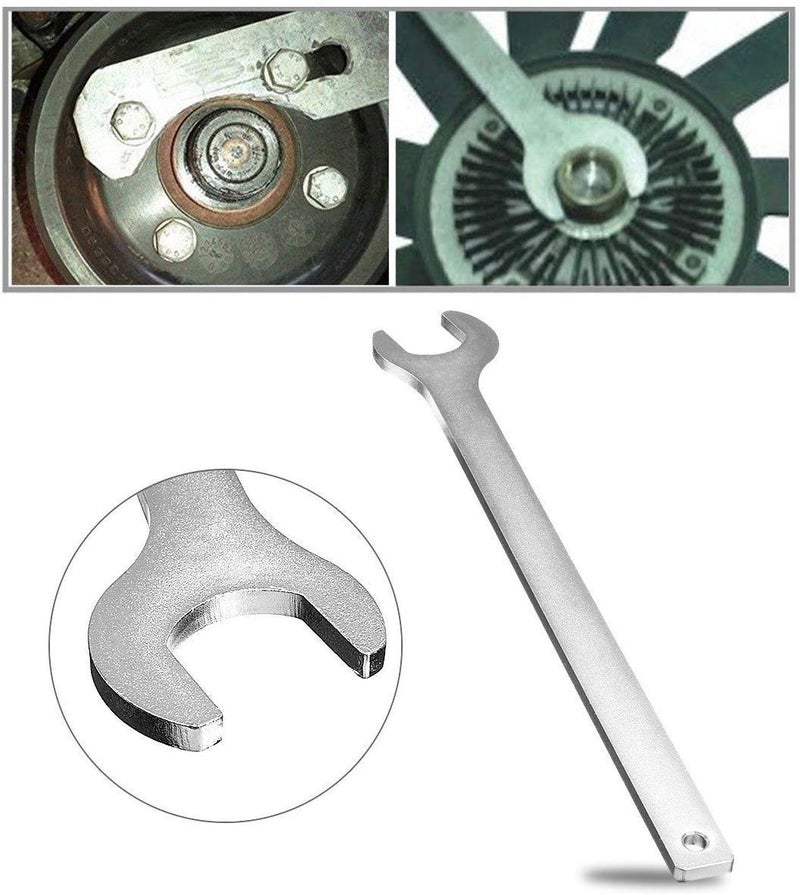 UTMALL 32mm Automotive Fan Clutch Nut Wrench & Water Pump Holder Tool for BMW Ford - Image 2